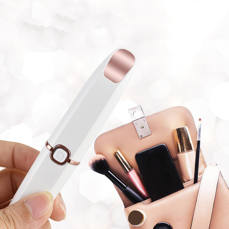 Pkalq USB Rechargeable Portable Electric Eyebrow Trimmer Pen for Women, Painless Precision Eyebrow Shaver Razor Tool for Face, Fingers, Legs, Mouth