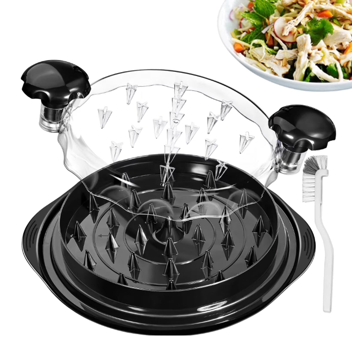 Chicken Shredder Large Chicken Breast Shredder Tool , Visible Meat Shredder Machine, Strong Anti-Slip Strip, Ergonomic Handle, BPA Free, Suitable for Pork Beef Chicken