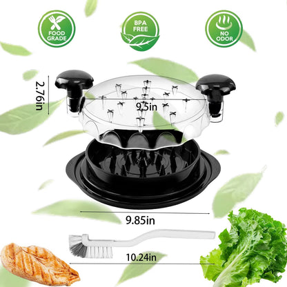 Chicken Shredder Large Chicken Breast Shredder Tool , Visible Meat Shredder Machine, Strong Anti-Slip Strip, Ergonomic Handle, BPA Free, Suitable for Pork Beef Chicken